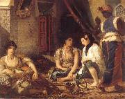 Eugene Delacroix Algerian Women in their Apartments oil on canvas